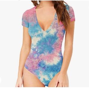Tie dye bodysuit